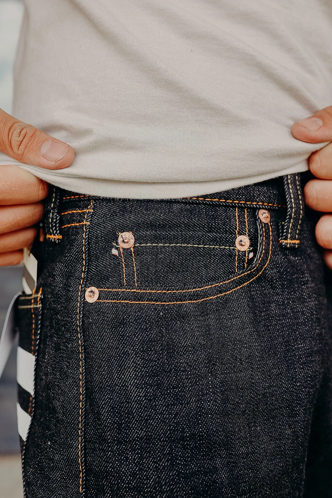 15.7OZ GTB CLASSIC STRAIGHT JEANS- 0906SP