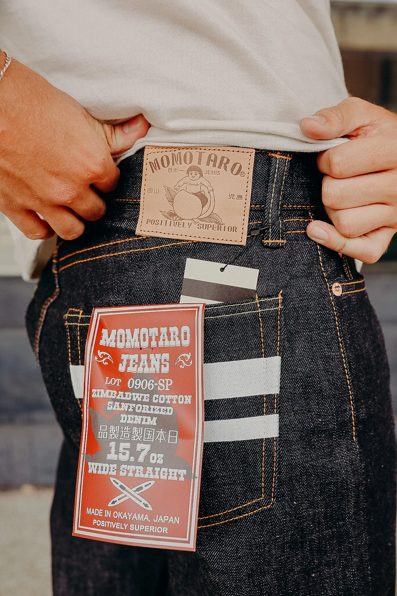 15.7OZ GTB CLASSIC STRAIGHT JEANS- 0906SP