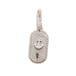 Anchored Rope Single Wall Hook