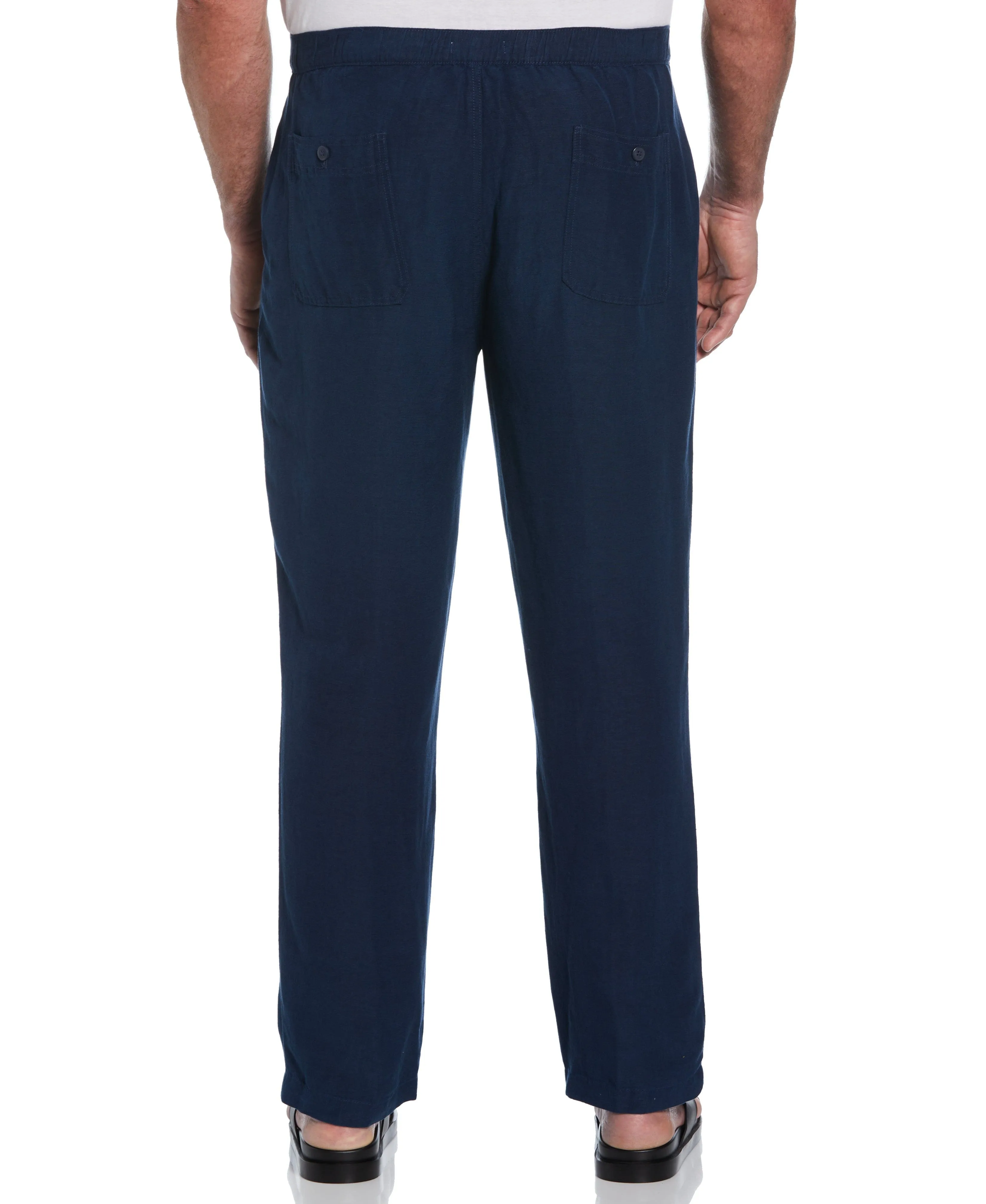 Big And Tall Linen Blend Core Drawstring Pant