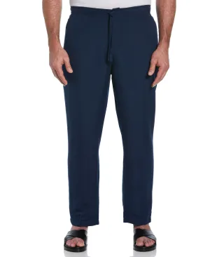Big And Tall Linen Blend Core Drawstring Pant