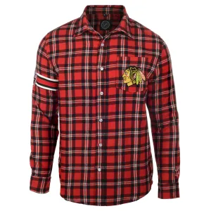 Chicago Blackhawks Wordmark Basic Flannel Shirt