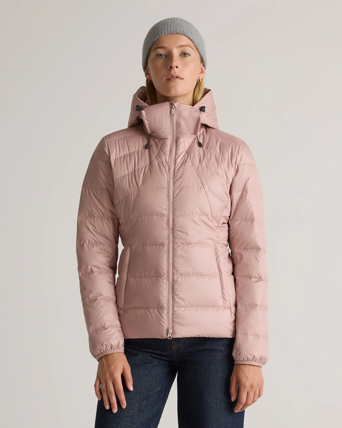 Lightweight Down Packable Puffer Hooded Jacket