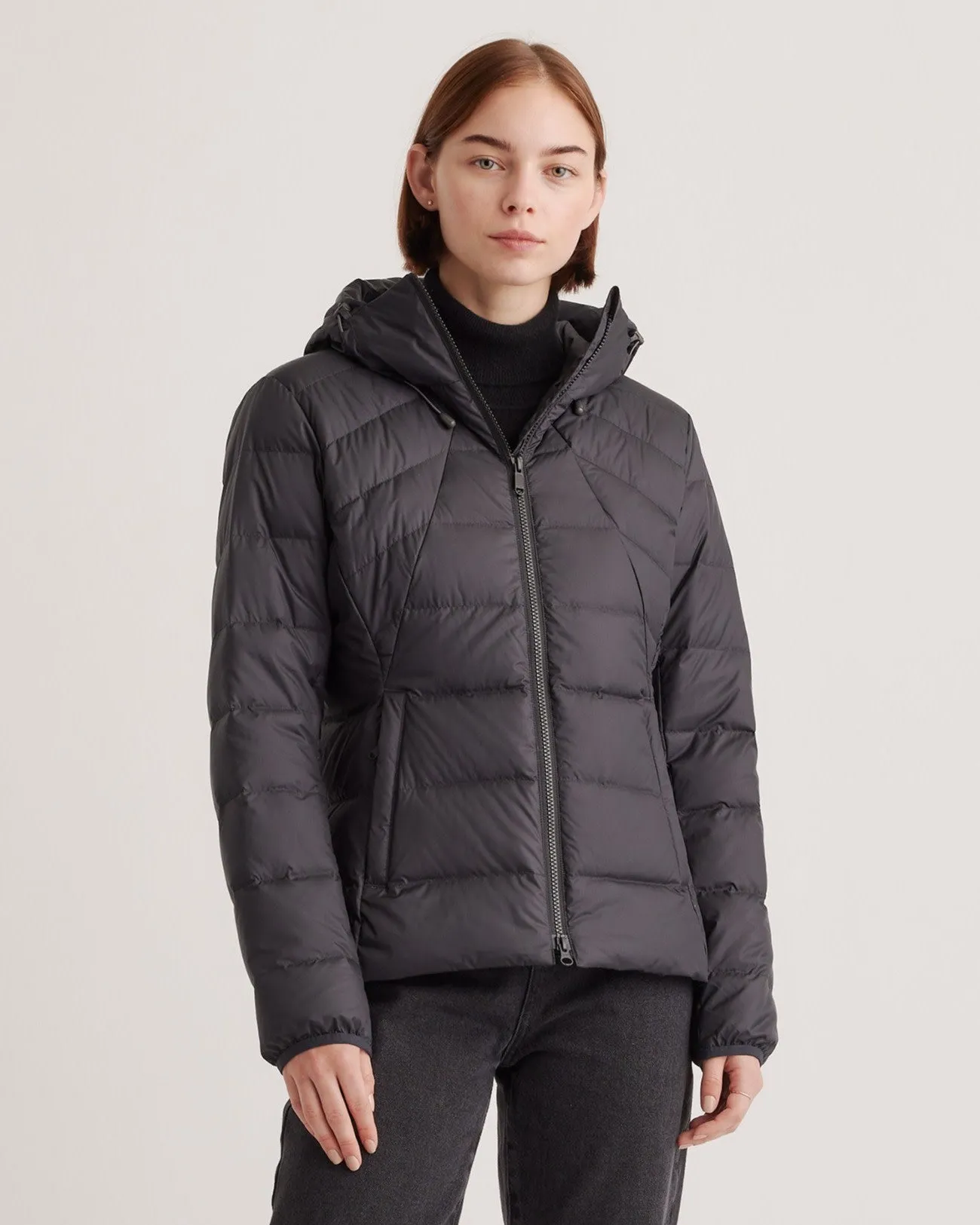 Lightweight Down Packable Puffer Hooded Jacket