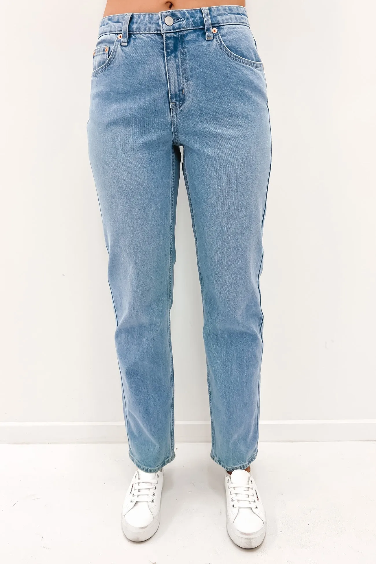 Mid Vintage Straight Jean Summertime Blue