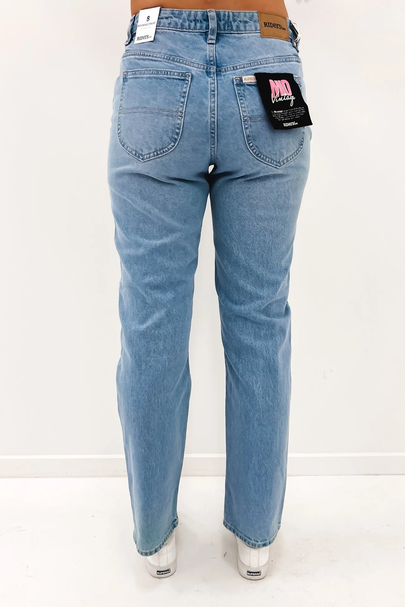 Mid Vintage Straight Jean Summertime Blue