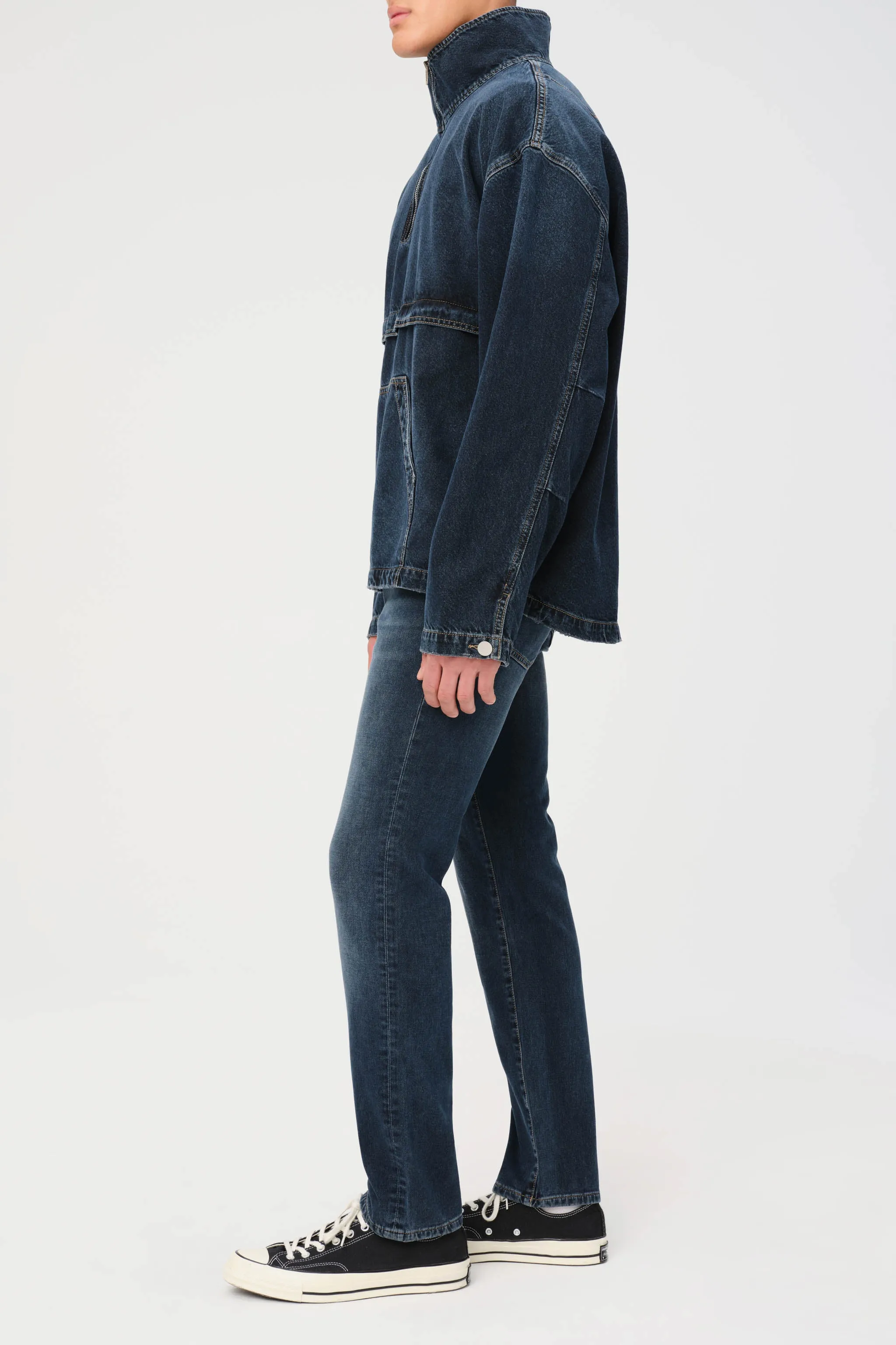 MRY - DENIM PULLOVER WINDBREAKER | PORTER
