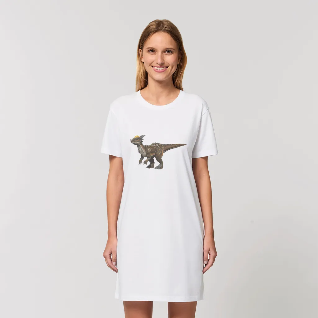 Pachycephalosaurus Organic T-Shirt Dress
