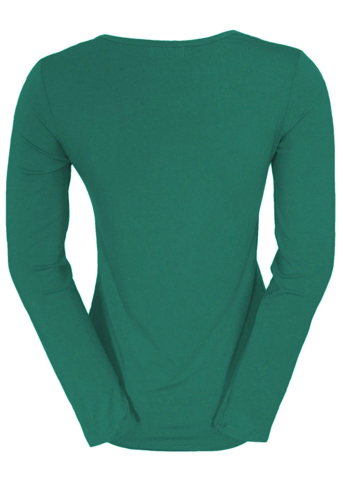 Round Neck Top Jade Green