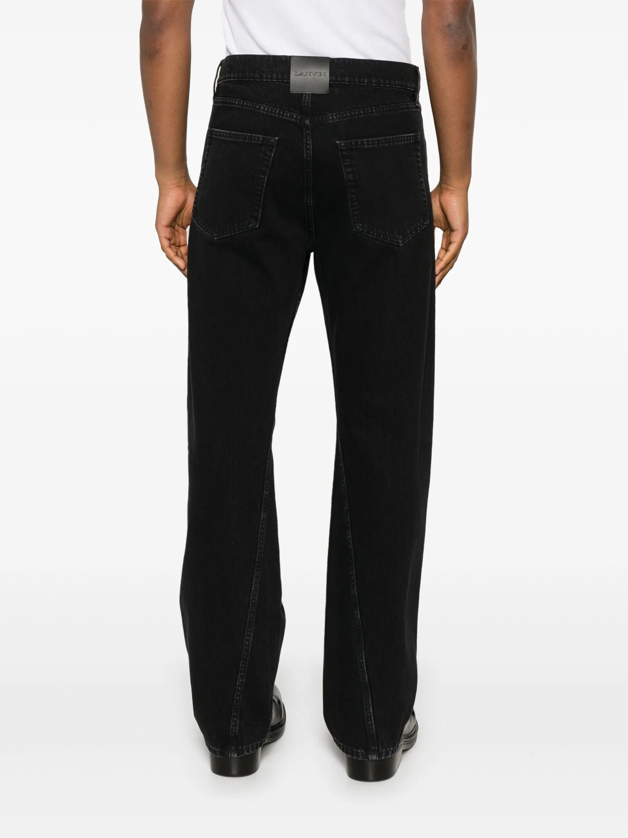 Seam-Detail Jeans