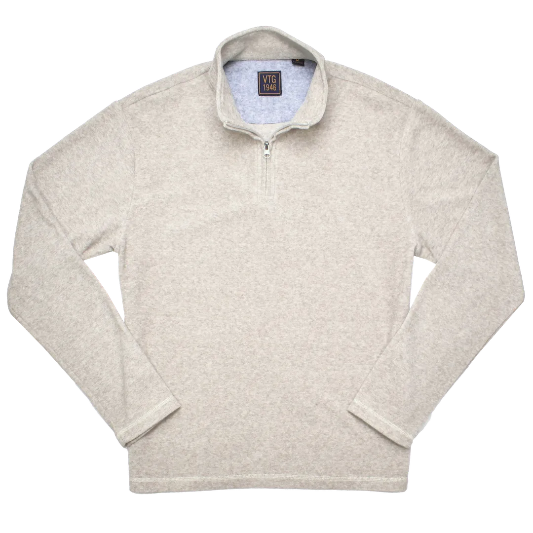 Soft Brushed Sweater Knit Qzip