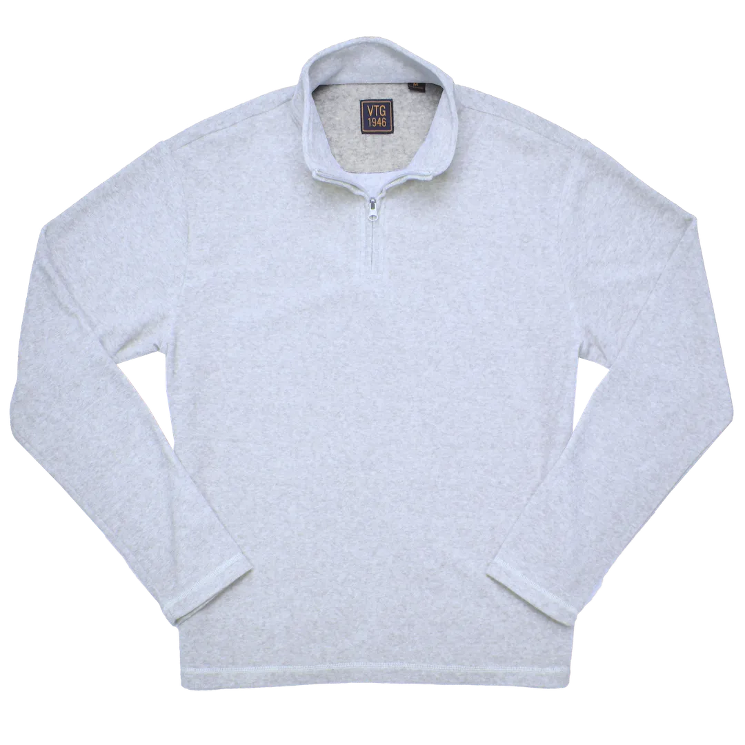 Soft Brushed Sweater Knit Qzip