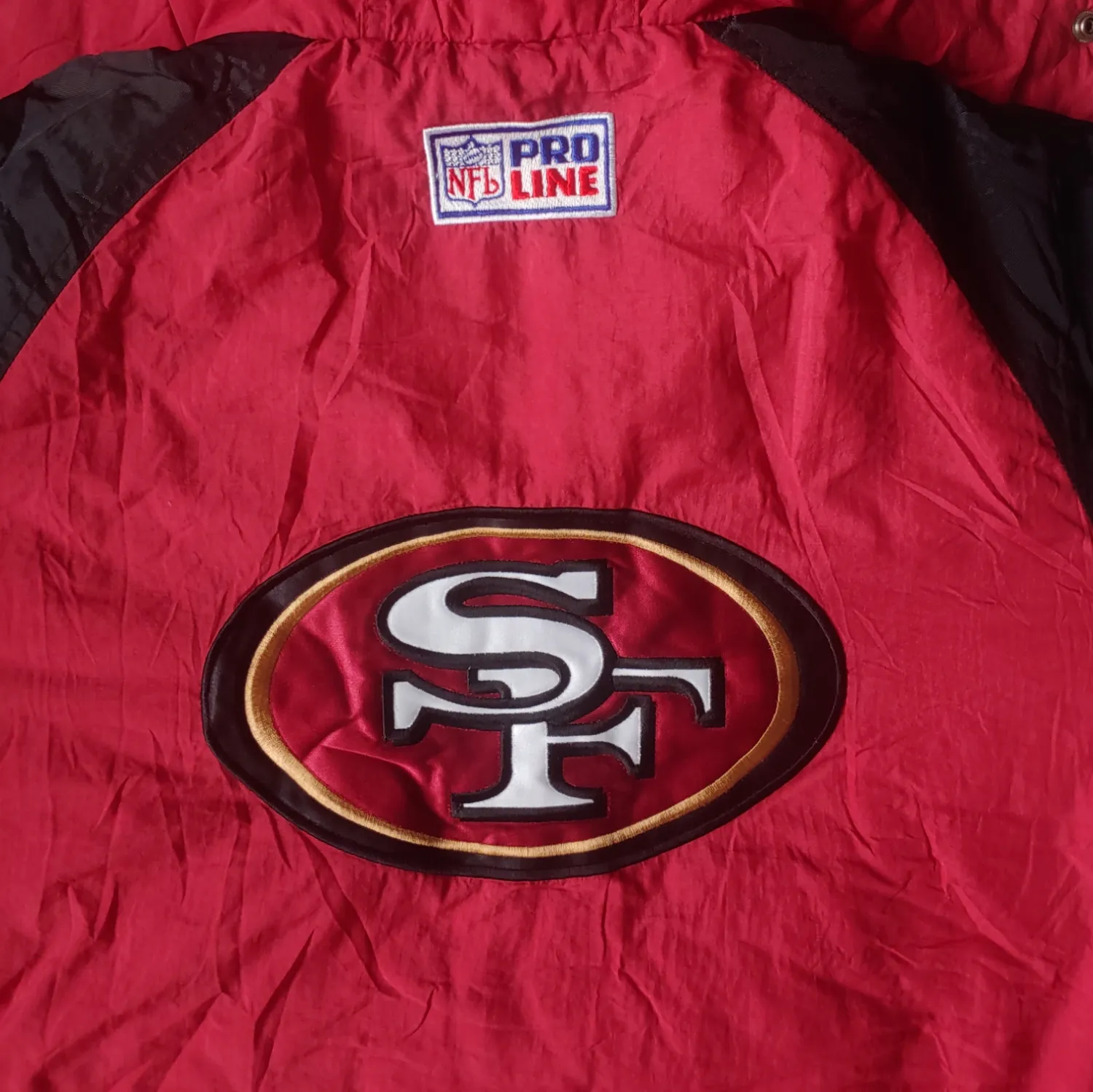 Starter NFL Pro Line San Francisco 49ers Jacket With Back Spell Out
