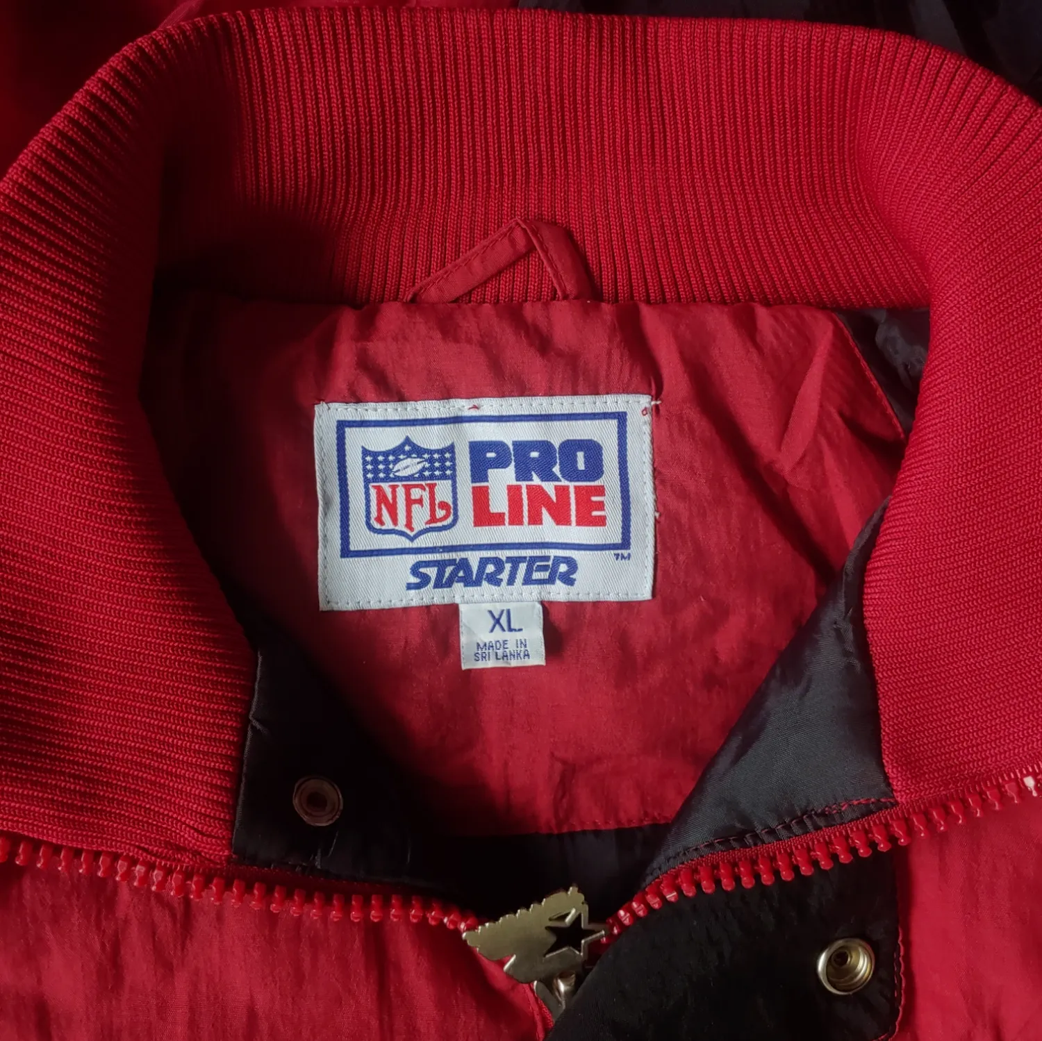 Starter NFL Pro Line San Francisco 49ers Jacket With Back Spell Out