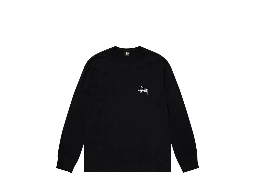 Stussy Basic Long Sleeve Tee Black