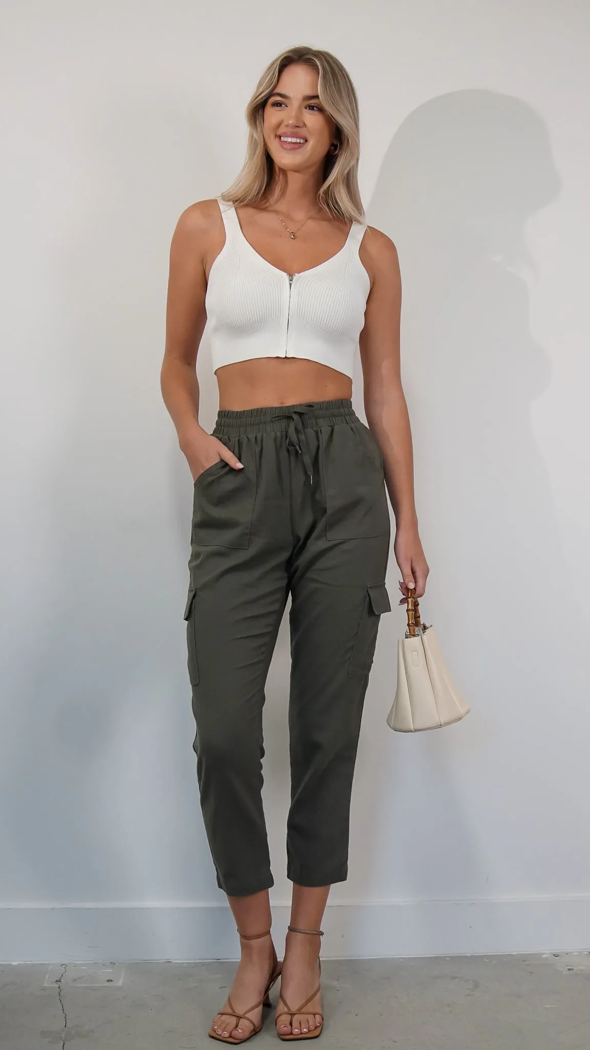 Taner Cargo Pants in Green