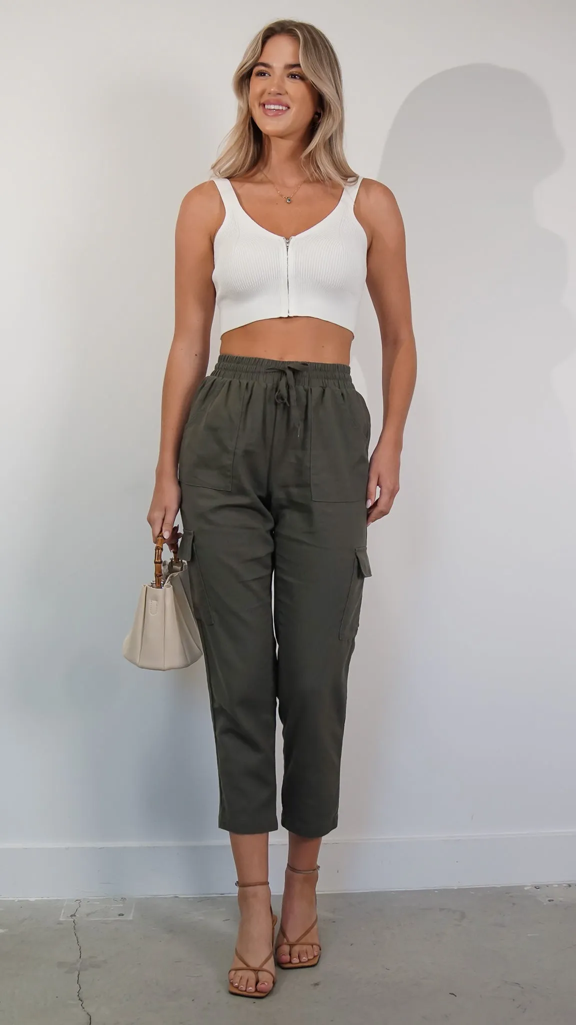 Taner Cargo Pants in Green