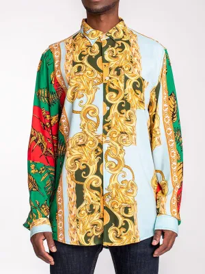 THE REASON LEAF SHIRT IN MULTI