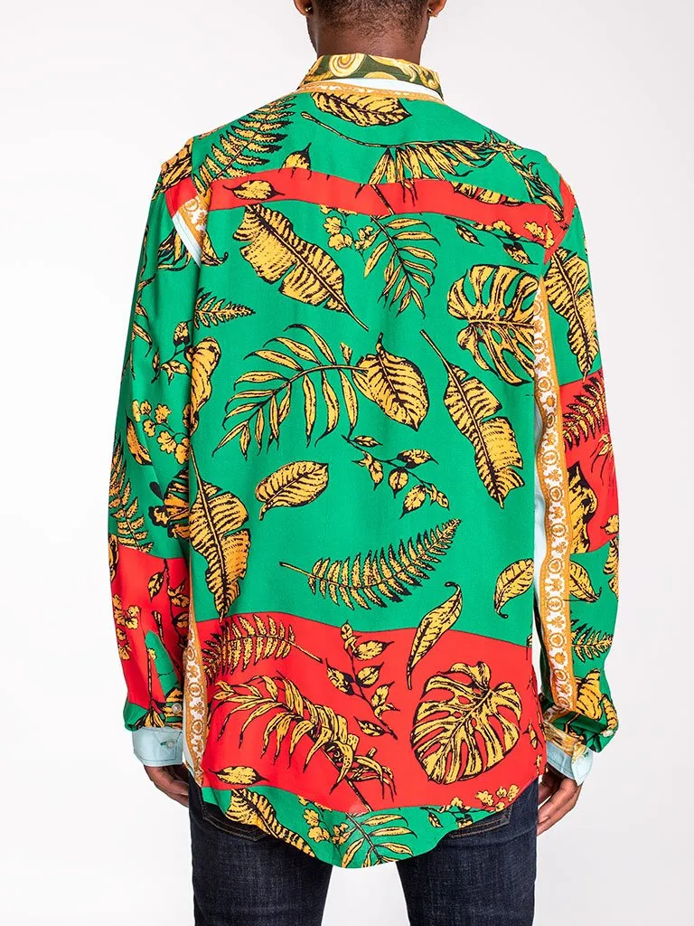 THE REASON LEAF SHIRT IN MULTI
