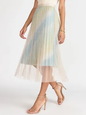 Tulle Pleated Glitter Skirt - Lena