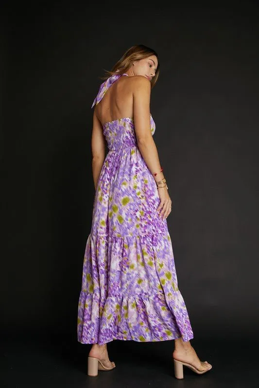 Watercolor Summers Maxi Dress
