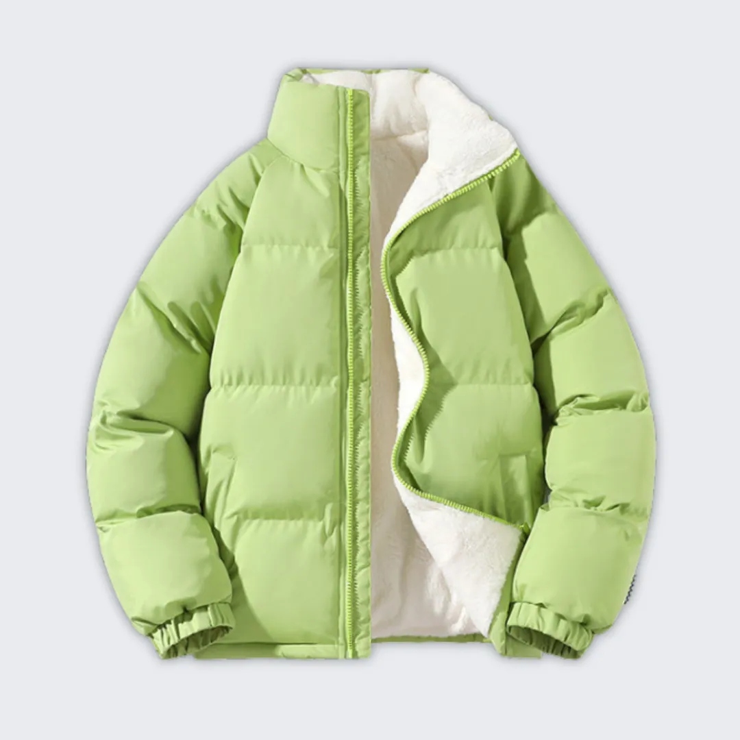 Waterproof Fleece-Lined Puffer Jacket for Ultimate Winter Comfort