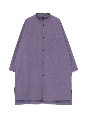 [Y's 1972 - A MOMENT IN Y's WITH MAX VADUKUL]COTTON COLOR DENIM STAND COLLAR DRESS